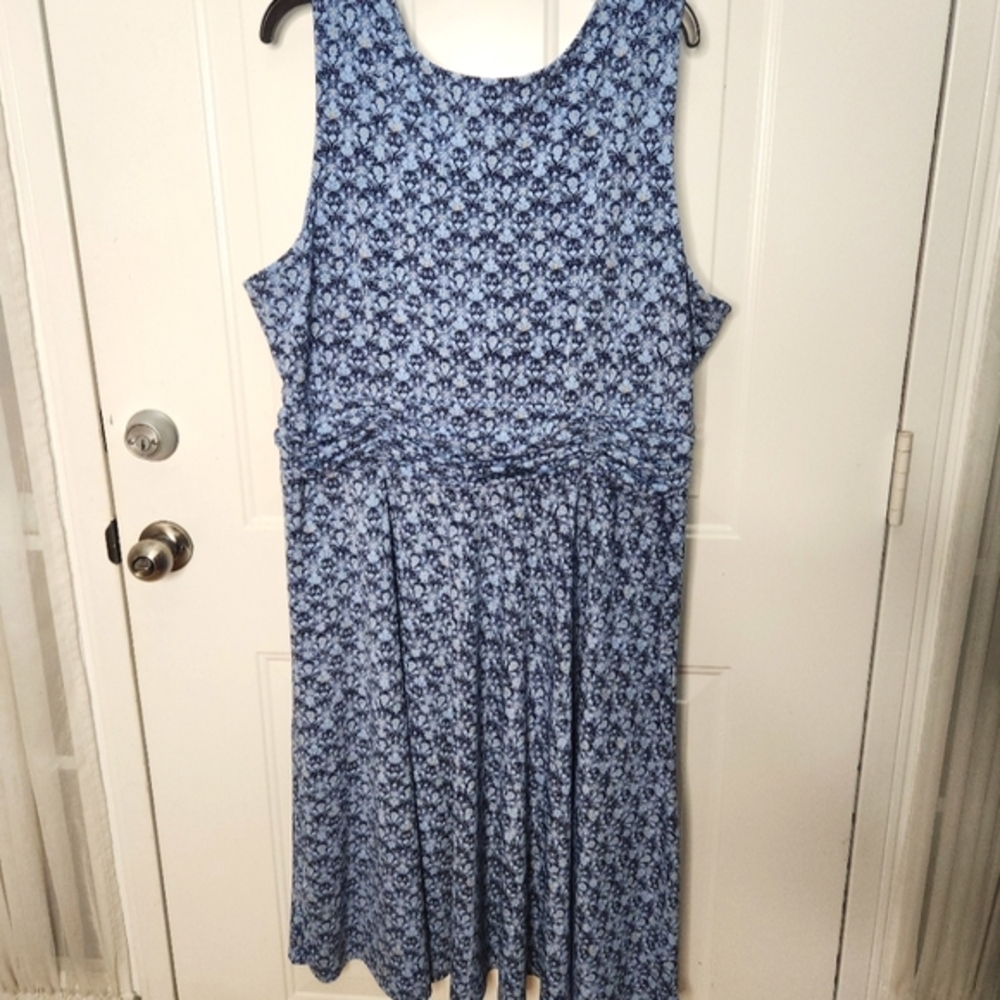 Soft‎ Avenue Blue Floral Dress Size 22/24